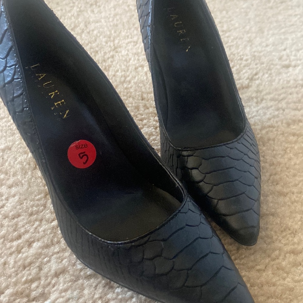 Ralph Lauren black shoes